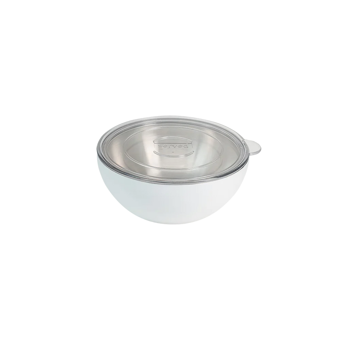 served Vacuum-Insulated Small Serving Bowl (.625Q) - White Icing
