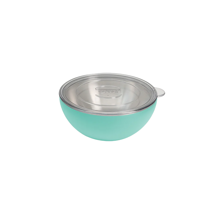 served Vacuum-Insulated Small Serving Bowl (.625Q) - Blue Lemonade