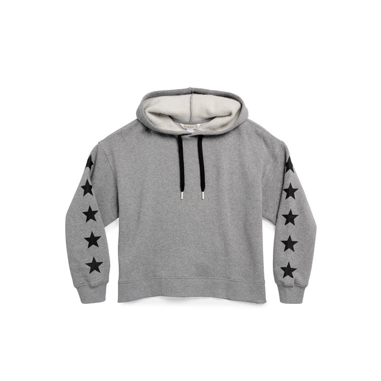 ASSORTED SET OF 6 STARS RELAXED HOODIES,GREY