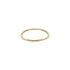 classic gold 3mm bead bracelet - bliss bar gold by enewton