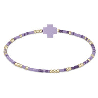 egirl hope unwritten bracelet signature cross - purple people eater by enewton