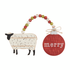 Wreath Double Farm Ornaments By Mud Pie