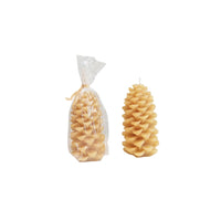 Unscented Pinecone Shaped Candle