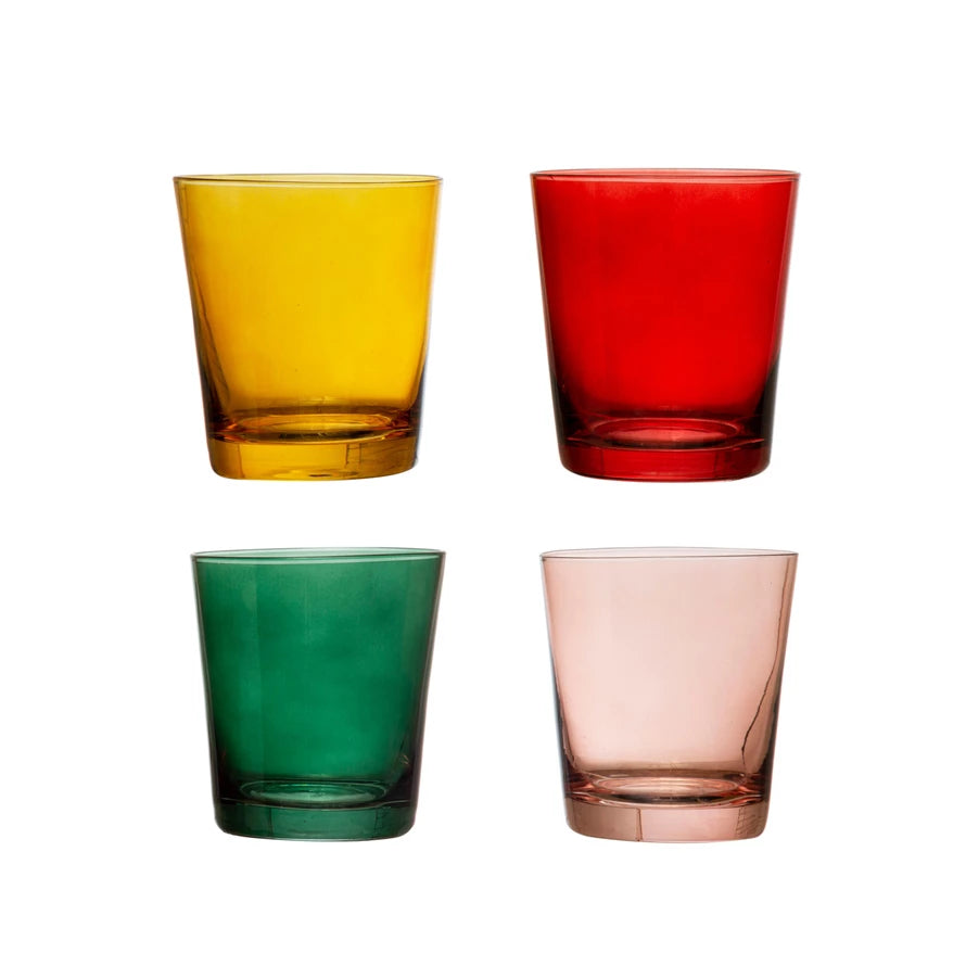 Low Ball Drinking Glass - 4 Colors - A. Dodson's