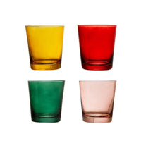 Low Ball Drinking Glass - 4 Colors