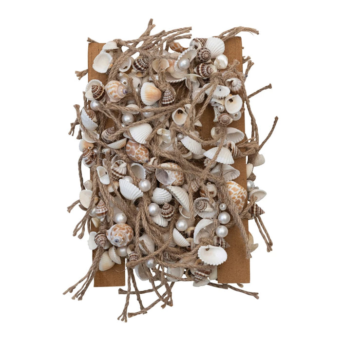 Jute, Shell & Metal Wire Garland