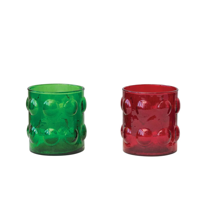 Drinking Glass or Votive Holder - 2 Colors