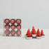 Holly Berry Color Round Unscented Tree Tealights - Set of 9 - A. Dodson's