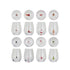 Christmas Stemless Wine Glasses - A. Dodson's