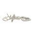 Cast Aluminum & Stainless Steel Scoop with Deer Head Shaped Handle