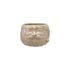 Stoneware Santa Head Shaped Bottle Cooler/Container, White by Creative Co-Op