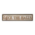 MDF Wall Décor with Antiqued Mirror "Deck The Halls"