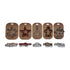 Stainless Steel Holiday Cookie Cutters on Card, Set of 3, 5 Styles