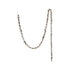 72"L x 1"H Faux Boxwood Garland with Glitter, Champagne Finish