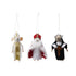 6"H Handmade Wool Felt Religious Mouse Ornament, 3 Styles