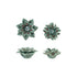 Ceramic Holly Leaves & Berries Shaped Tealight Holder, 2 Styles