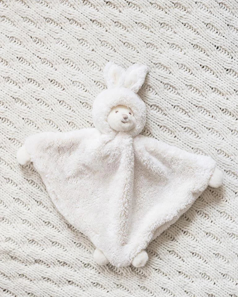 Ziggy Blankie - White w/ Gift Box BY BUKOWSKI BEARS