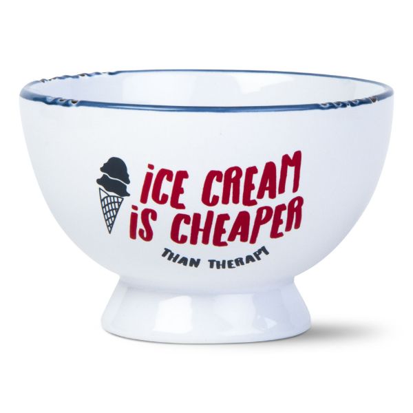 ice cream is cheaper bowl