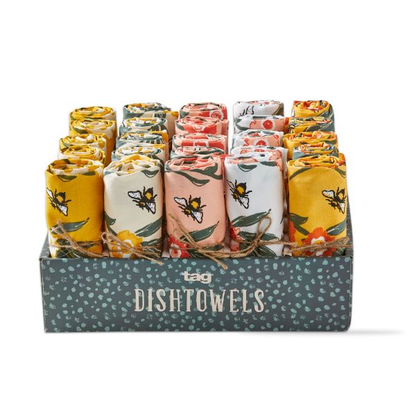 bee blossom dishtowel - 5 styles - A. Dodson's