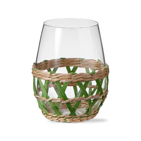island stemless wine - green - A. Dodson's