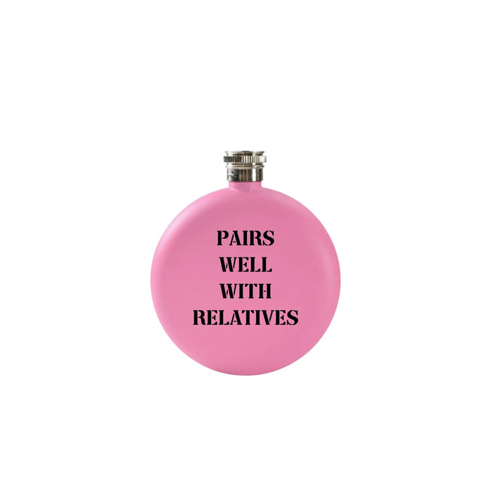 Round Flask Pink - Pairs Well