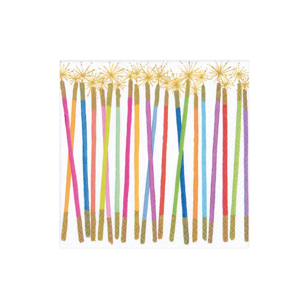CANDLES COCKTAIL NAPKIN - A. Dodson's