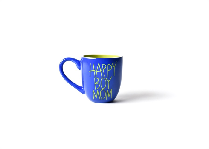 HAPPY EVERYTHING HAPPY BOY MOM 4.25 COBALT MUG