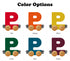 NameTrains Bright Letter P - Asst - A. Dodson's