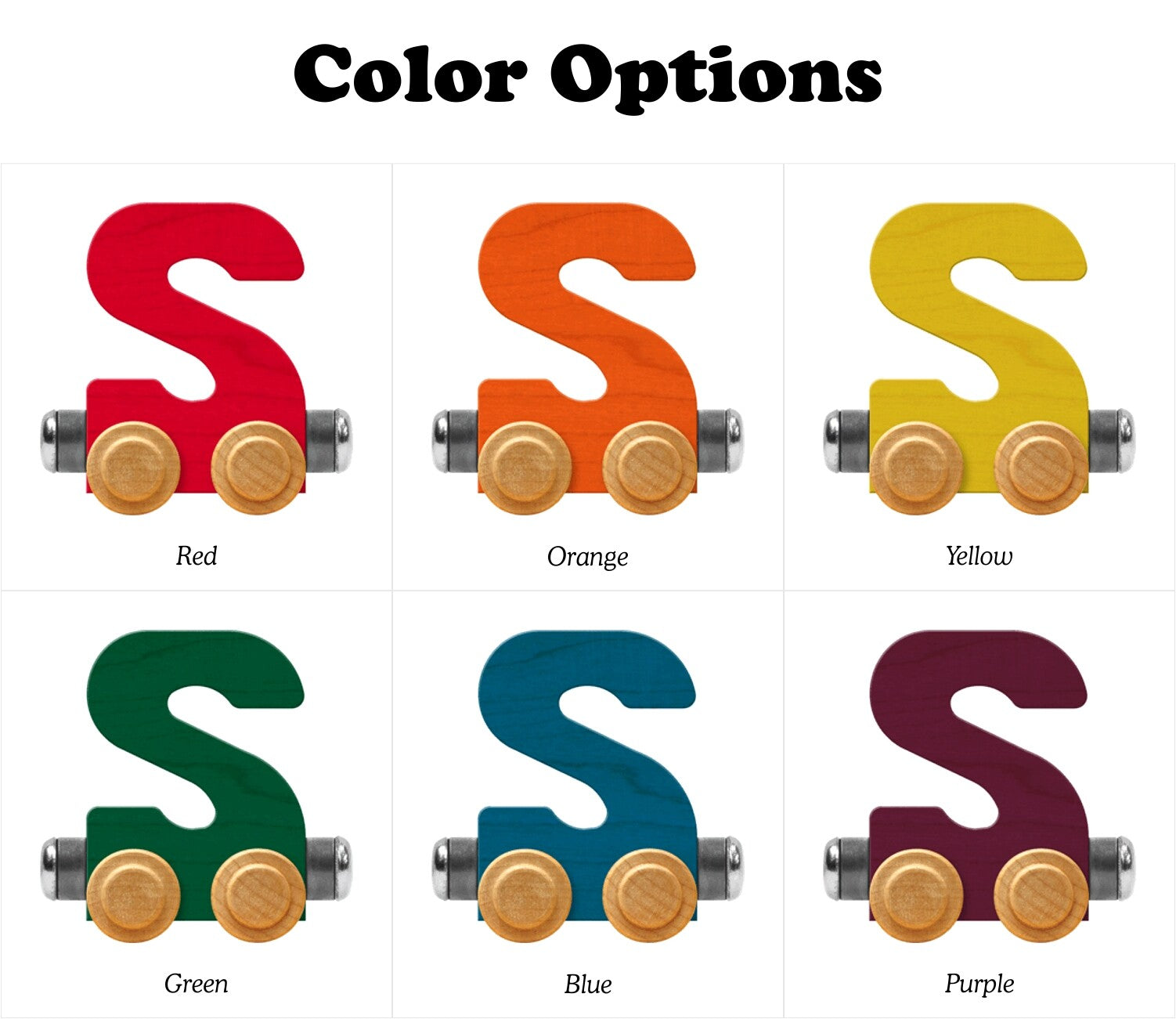 NameTrains Bright Letter S - Asst - A. Dodson's
