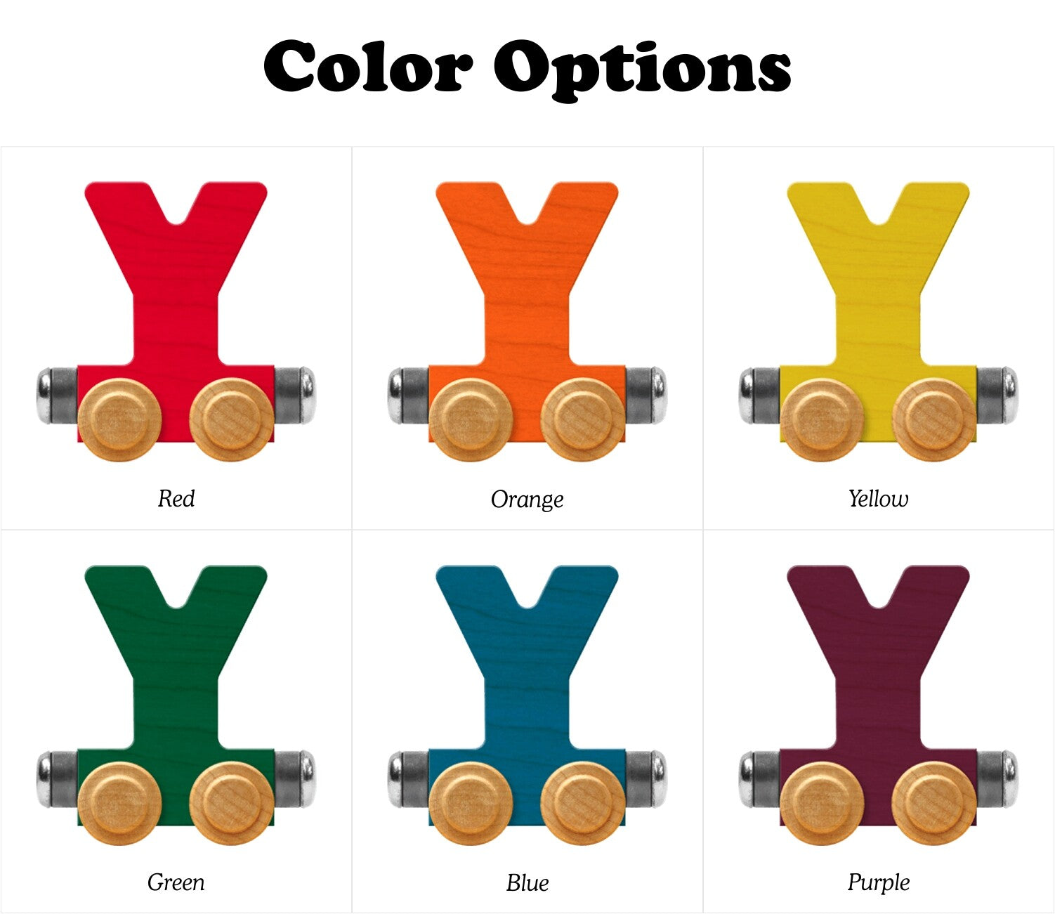 NameTrains Bright Letter Y - Asst - A. Dodson's