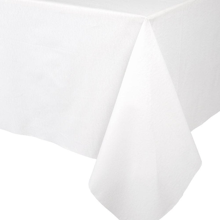 PAPER LINEN WHITE - SOLID AIRLAID TABLECOVER