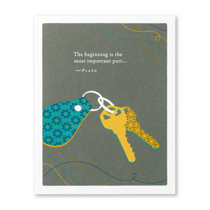 THE BEGINNING IS THE MOST IMPORTANT PART…