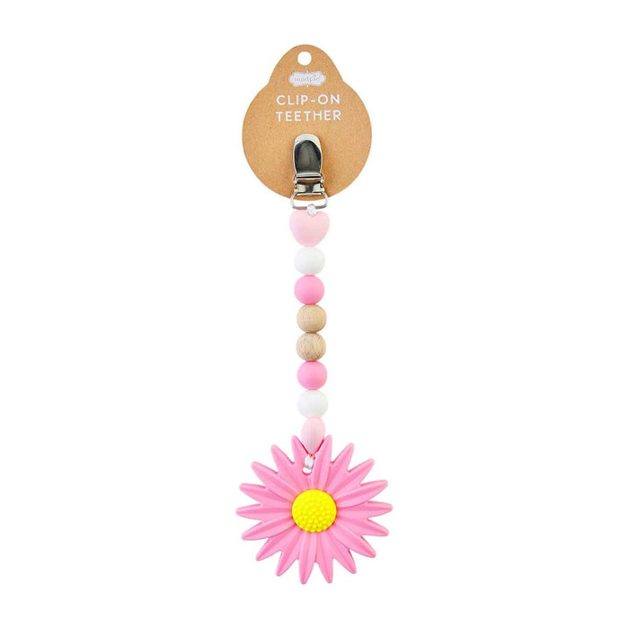 Daisy Clip-On Teether BY MUD PIE