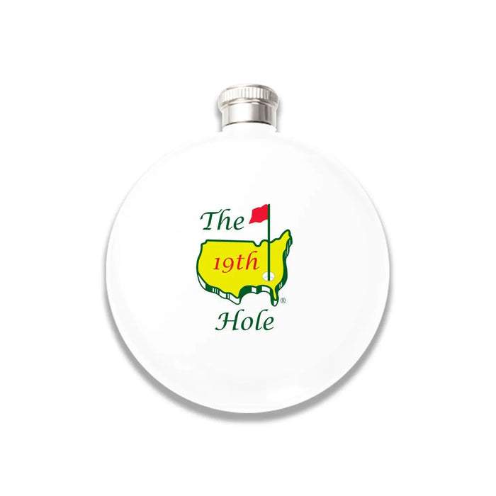 Round Flask White - 19th Hole