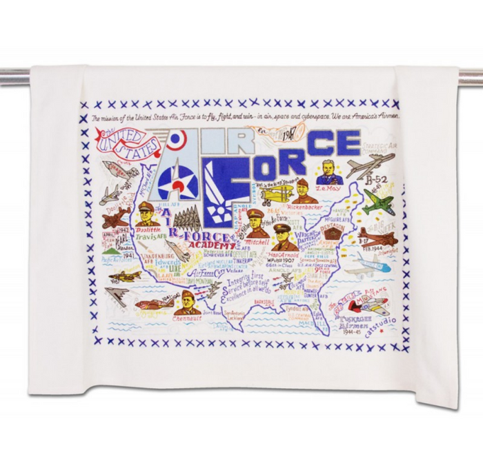 AIR FORCE DISHTOWEL BY CATSTUDIO