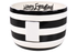 HAPPY EVERYTHING BLACK STRIPE BIG BOWL - A. Dodson's