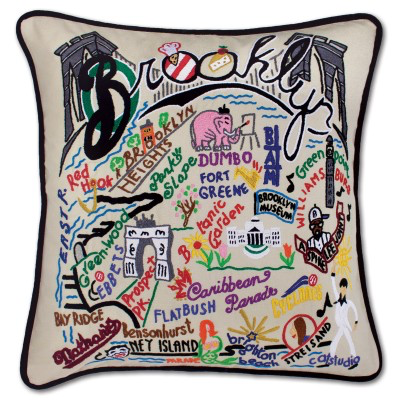 BROOKLYN PILLOW BY CATSTUDIO