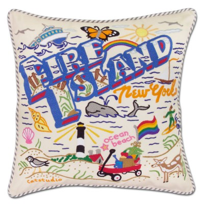 FIRE ISLAND PILLOW BY CATSTUDIO