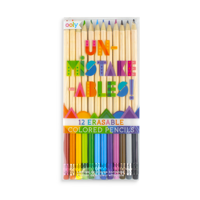 UNMISTAKEABLES  ERASABLE COLORED PENCILS