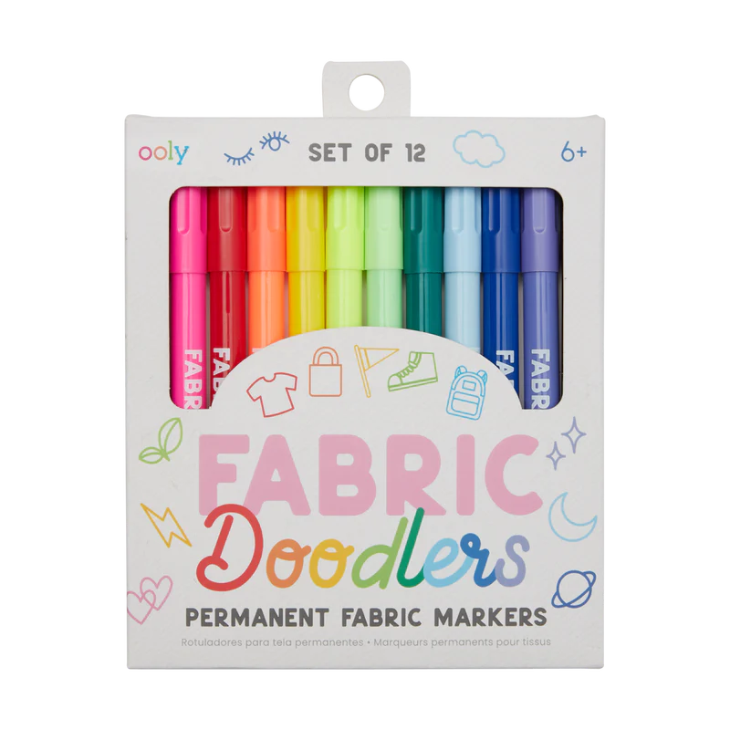 fabric doodlers markers - set of 12 - A. Dodson's
