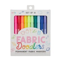 fabric doodlers markers - set of 12