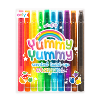 YUMMY YUMMY SCENTED TWIST UP CRAYONS SET OF 10