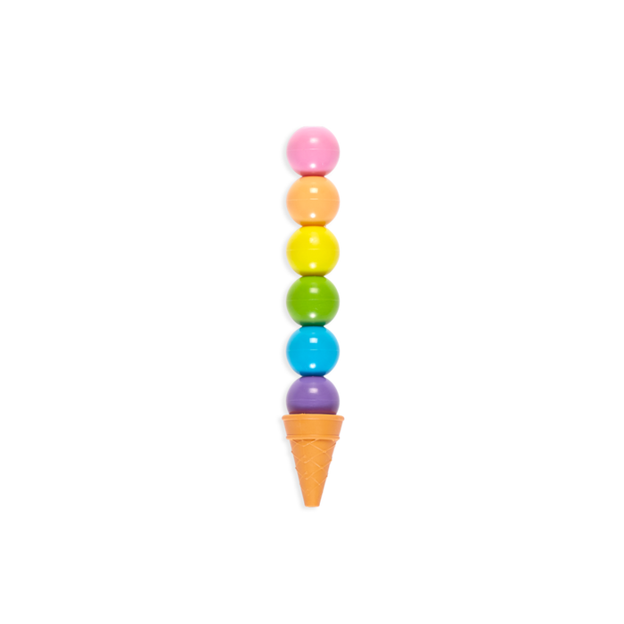 RAINBOW SCOOPS STACKING CRAYONS