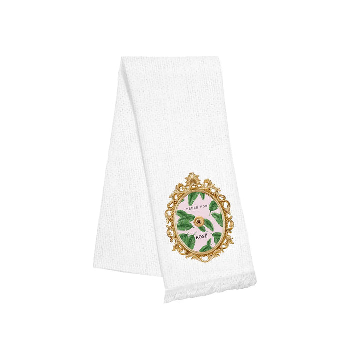 Fringe Kitchen Towel - Press for Rose