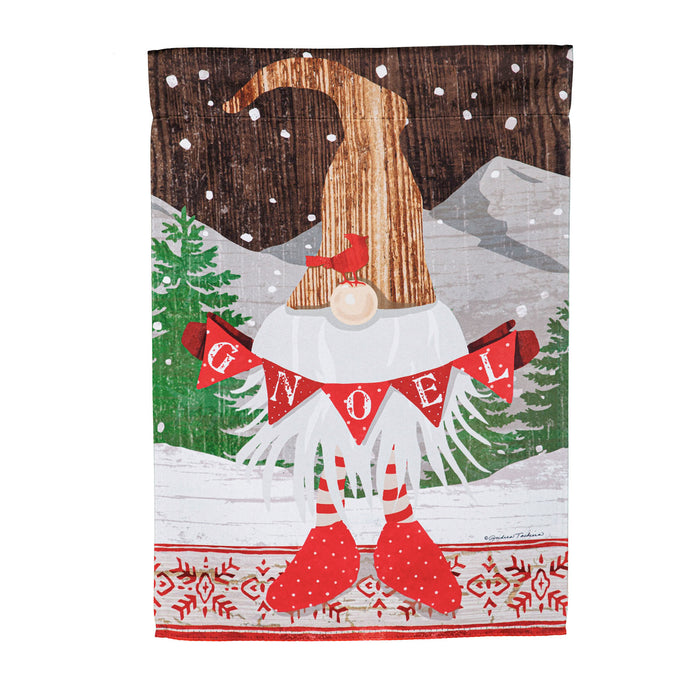 Gnoel Gnome Garden Suede Flag