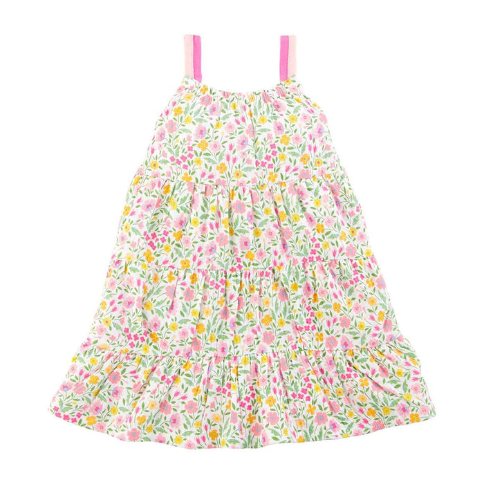 Summer Floral Tiered Dress BY MUD PIE