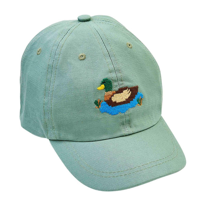Duck Embroidered Toddler Hat BY MUD PIE