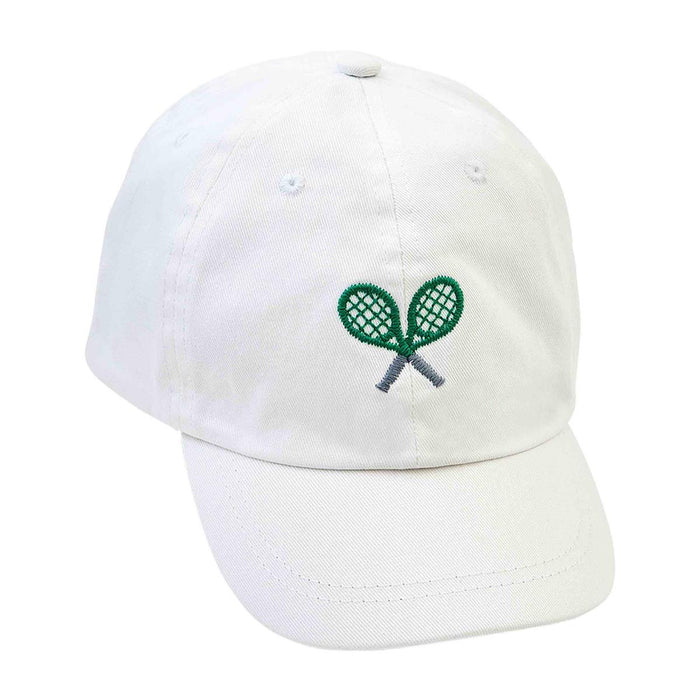 Tennis Embroidered Toddler Hat BY MUD PIE