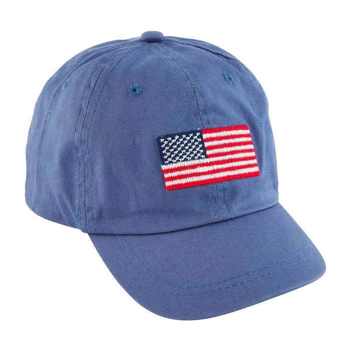 Flag Embroidered Toddler Hat BY MUD PIE