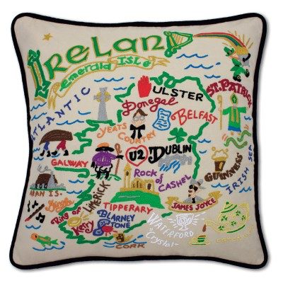 IRELAND PILLOW BY CATSTUDIO